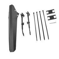 Magideal - Guardabarros Trasero Universal Para Bicicleta, Guardabarros Bajo El Sillín, Portátil Y Ajustable Para Bicicleta De Montaña.