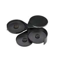 Magideal - Caja Lateral De Sal Con Bordeador De Vidrio De Barra De 3 Niveles, Fácil De Usar, Contenedor De Condimentos Multiusos, Caja De Azúcar, Salero Para El