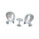 thumbnail image 4 of 3 Piezas Pintadas A Mano 1/64 Mesa Redonda Y Silla Modelo Accesorios De Película En Miniatura Argent, 4 of 5