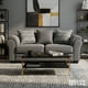 thumbnail image 2 of Sofá 3 Cuerpos XL Con Resorte Estructural Grandón Chenille Gris, 2 of 3
