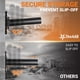 thumbnail image 4 of Soporte de pared para discos de pesas Yes4All para 2 discos olímpicos, 4 of 7