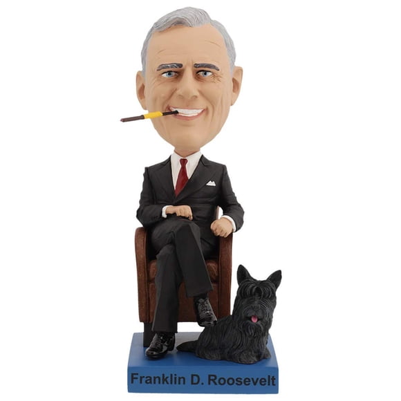 Figura coleccionable cabezona Royal Bobbles Franklin D. Roosevelt
