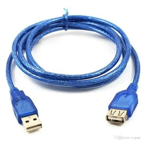 Dm - Cable Usb 2.0 Extension Con Filtro M H 1,5 Mts Azul
