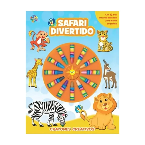 LIBRO SAFARI CRAYONES CREATIVOS - VARIOS AUTORES