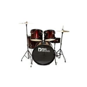 Prodrums - Prd05-Wr Bateria Kit 5Pcs Wine Red
