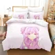 thumbnail image 1 of Anime Cupids Chocolates Bedding Set Duvet Cover Bed Set Quilt Cover Pillowcase Comforter Boys Adult Home Textile Bed Sheets, 1 of 5