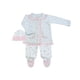 thumbnail image 1 of Conjunto 3 Piezas Sofia Gris 100% Algodón Peruano - 0 a 3 Meses, 1 of 1