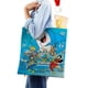thumbnail image 4 of Jabberjaw Bolso de tela con estampado de lienzo para mujer, bolsa de compras reutilizable y estética, con cremallera interior, regalo para mujer,40*45cm., 4 of 6