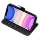 thumbnail image 2 of Funda con Cremallera para iPhone 12, Carcasa Cartera de Cuero PU con Soporte y Tarjetero, 2 of 6