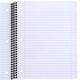 thumbnail image 3 of Libretas Mead Spiral de 1 tema a rayas de ancho, 100 hojas, paquete de 5, 3 of 7