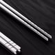 thumbnail image 3 of Upgrade Your Dining Experience with 5 Pairs of Premium Reusable Metal Stainless Steel Chopsticks - Lightweight, Easy to Use and Dishwasher Safe!, 3 of 5