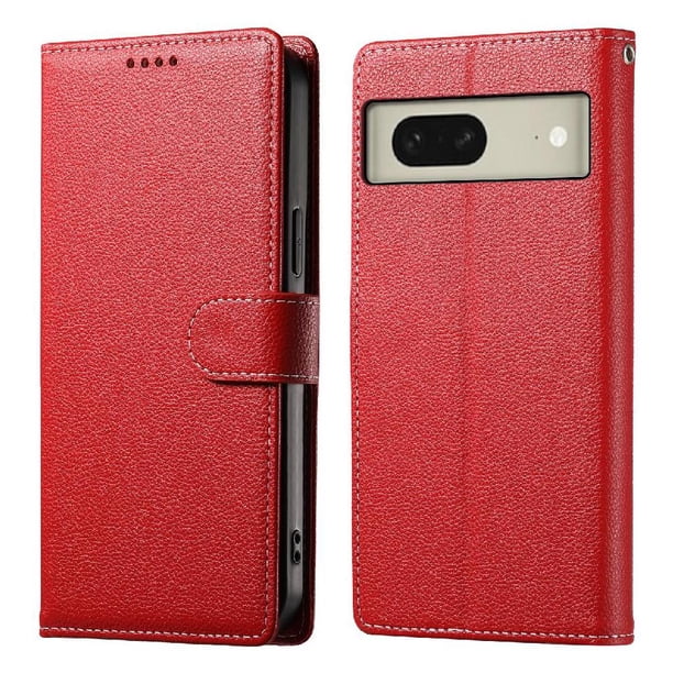 Funda para FOXDOCK Google Pixel 8– Cuero Premium, 3 ranuras para tarjetas, Protección contra impactos