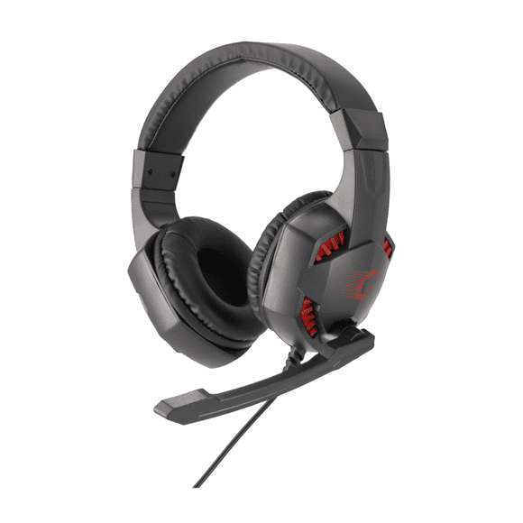 Audífonos Gamer G4U | Drivers 40mm + Micrófono con Aislación de Ruido | Negro y Rojo