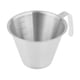 thumbnail image 3 of Taza medidora de café de acero inoxidable, taza para verter, tazas de café expreso con asa, mini taza medidora para utensilios de cocina, restaurante, 250ml, 3 of 5