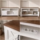 thumbnail image 4 of Rack Tv 150x40x66cm 2 Puerta Con Enchufe Estilo Europeo Color Blanco Con Marron Blanco/marrón, 4 of 5