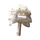 thumbnail image 3 of Ramo de novia para lanzar, adorno de ramo, accesorios para fotos, flores artificiales para bodas, festivales, fiestas, hogar y exteriores. Blanco, 3 of 5