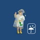 thumbnail image 2 of Capa Impermeable para Niños Extra Resistente Para Lluvia Y Viento XL Dino, 2 of 2