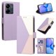 thumbnail image 1 of Funda Cartera para Xiaomi Redmi 13C con Cierre Magnético, Tricolor, Morado, 1 of 6