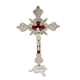 thumbnail image 5 of Crucifijo De Pie 10 Pulgadas Cruz De Mesa De Metal Para Mesa Capilla Decoración Del Hogar Plata, 5 of 5