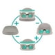 thumbnail image 2 of Asiento Elevador Silla de Comer Grow with me 4en1 Infantino, 2 of 5