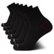 thumbnail image 1 of Calcetines deportivos Reebok Cushion High Quarter Cut para hombre, negros, 6-12.5, 1 of 7