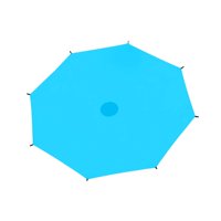 Magideal - Cubierta De Sombra De Trampolín Solo Error De Lágrimas De Aviso De Trampolín Para 8 Polos, Trampolín De Verano -Protección De Sun Trampolín -Baldacín 3.06M