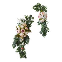 Magideal - Decoración De Artificiales Realistas, Pantalla Floral Artificial, Planta Para Telón De Fondo, Ventana, Recepción, Decoración De