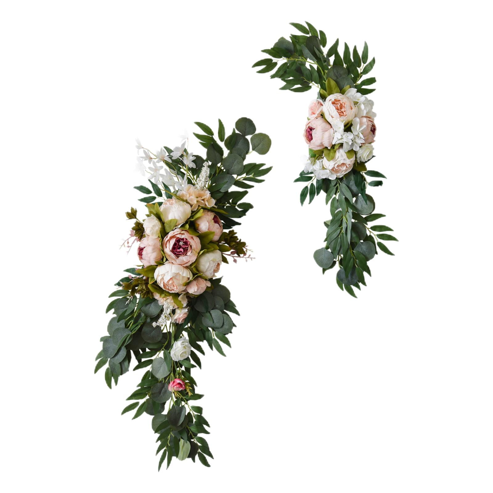 Magideal - Decoración De Artificiales Realistas, Pantalla Floral Artificial, Planta Para Telón De Fondo, Ventana, Recepción, Decoración De