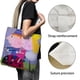 thumbnail image 3 of Ben y Holly Bolso de tela con estampado de lienzo para mujer, bolsa de compras reutilizable y estética, con cremallera interior, regalo para mujer,40*45cm., 3 of 6