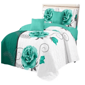 Genérico - Cubrecama Quilt 2 Plazas Primavera Verano Diseño A