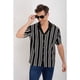 thumbnail image 1 of Camisa Hombre Hilo Algodon Verano Diseño Lineas Calidad Premium 7225, 1 of 4