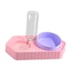 thumbnail image 5 of Cuencos De Puntos Con Dispensador De Agua Juego De Tazones De Comida Húmeda Y Seca Comedero Para Mascotas Bebedero Doble Rosa, 5 of 5