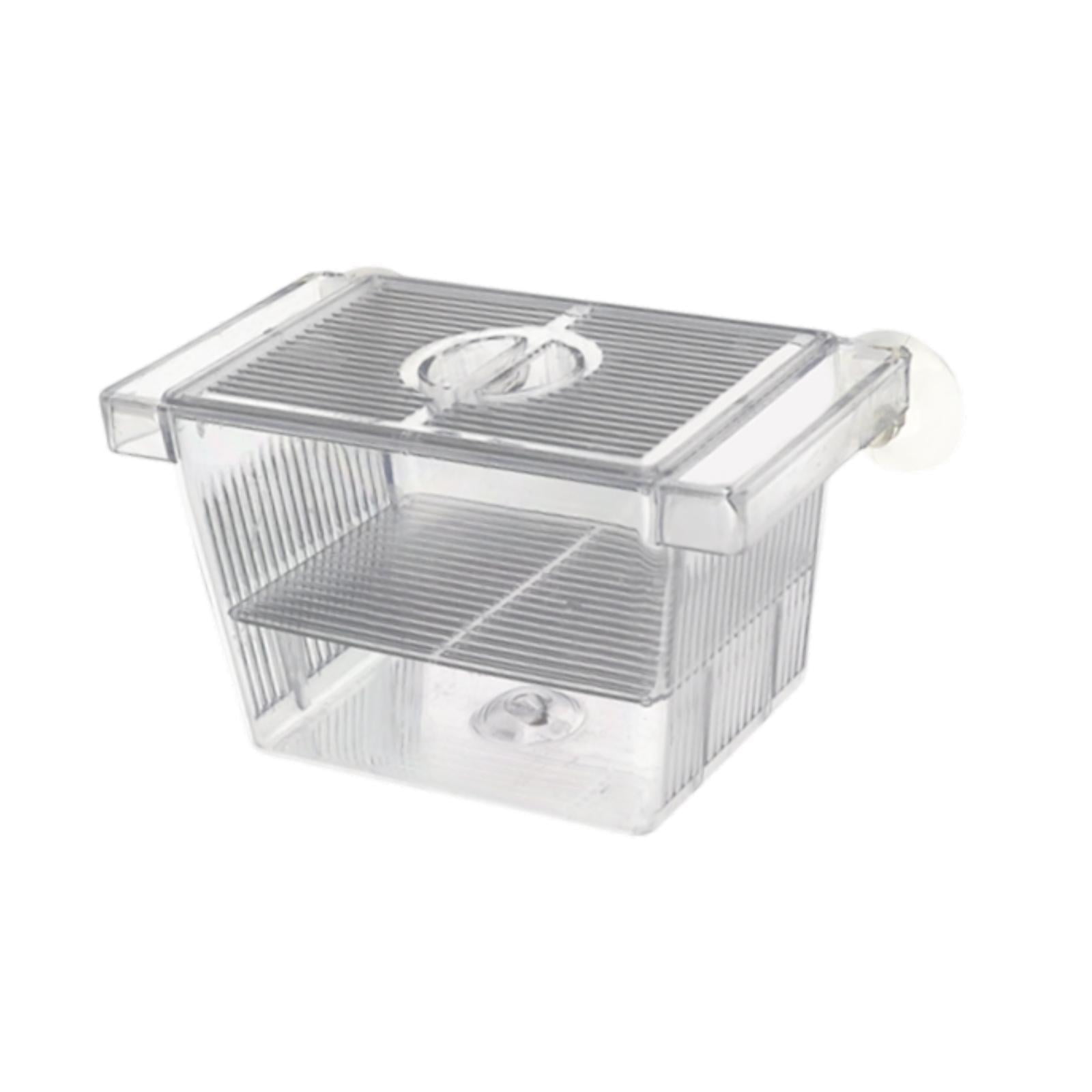 Caja De Reproducción De Peces Con Tazas De Succión Caja De Eclosión Acrílica Para Peces Payaso Betta S