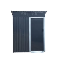 Garden Market - Bodega Lateral A 1,37M2 Negro 154X89X184Cm