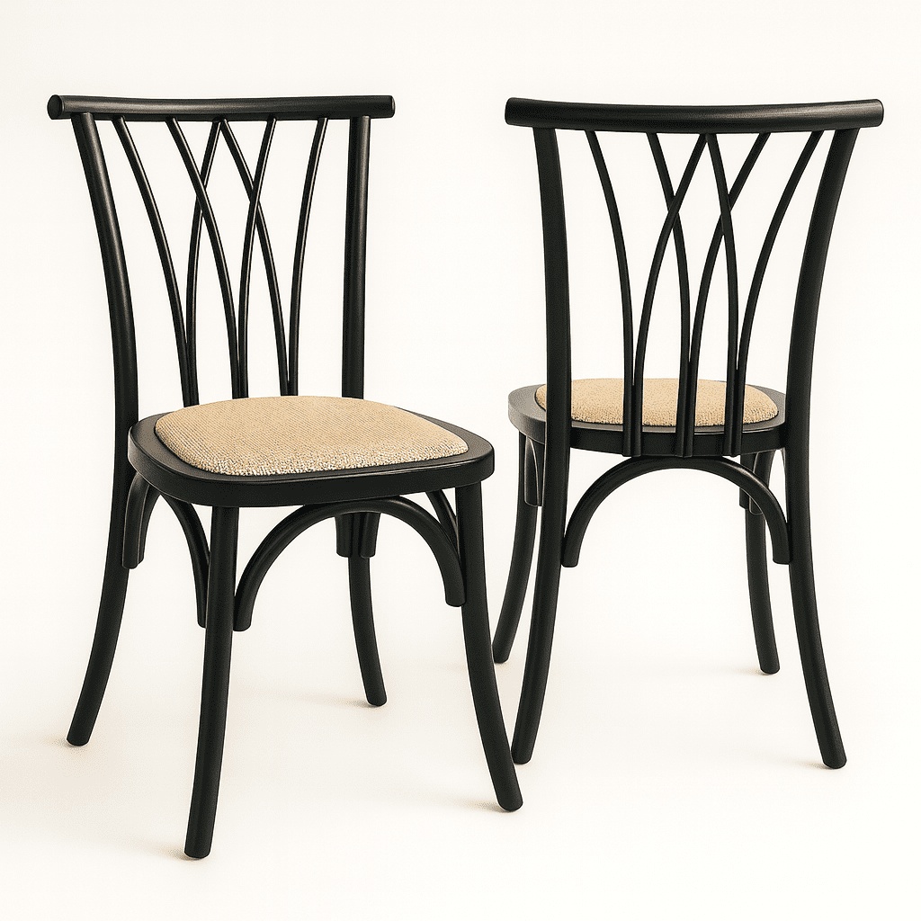 Oh! Mi Hogar ® - Pack De 2 Sillas Crosswood De Madera