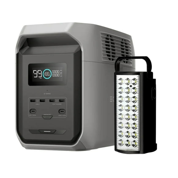 EcoFlow Delta 3 1500 + Luz Emergencia
