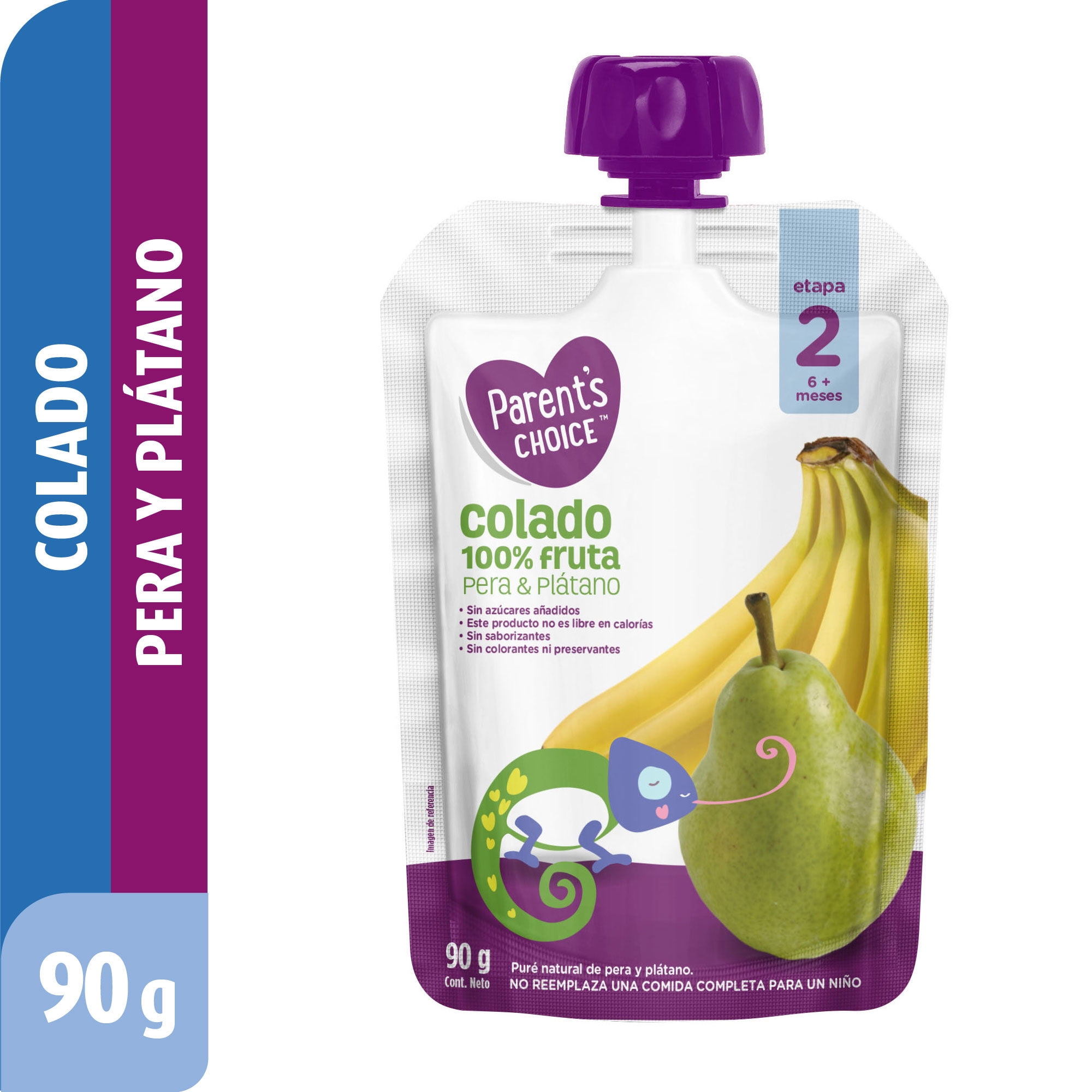 Colado Pera Platano 90 g Parent's Choice