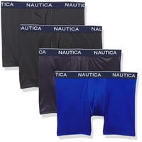 Calzoncillos Tipo Bóxer Nautica De Micropoliéster/Elastano Para Hombre, Paquete De 4