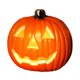 thumbnail image 1 of Lámpara De Calabaza De Halloween, Práctica Decoración De Halloween Para Estante De Jardín, Escritorio, Redonda, 20 Cm X 20 Cm, 1 of 5