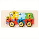 thumbnail image 1 of Wooden Early Education Cognition Children's Educational Toys Building Blocks Wooden Animal Traffic Shape Matching 3d Three-dimensional Puzzle, 1 of 3
