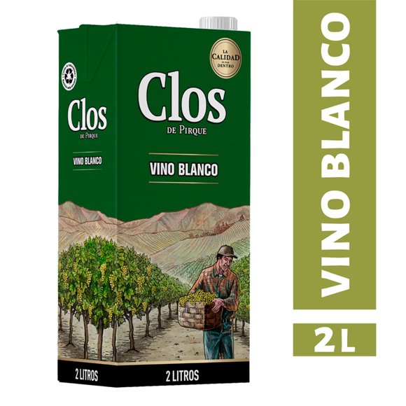 Vino Blanco Sauvignon Blanc Caja, 2L