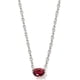 thumbnail image 1 of Collar Kendra Scott Cailin Crystal Silver Burgundy Crystal, 1 of 2