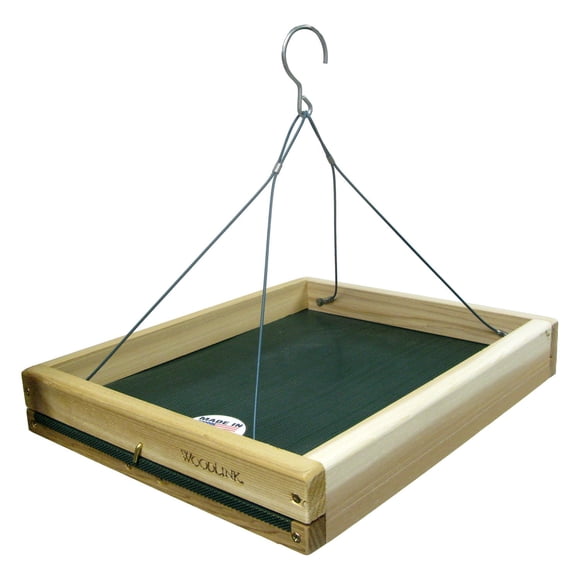 Comedero para pájaros Woodlink, plataforma 3 en 1 para 1,36 kg de semillas