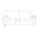 thumbnail image 3 of Sofá 3 Cuerpos Cambridge Tostado Home Mobili, 3 of 3