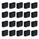 thumbnail image 1 of Funda para patas de muebles Geesatis ovalada 3,3 x 1,5 cm, 20 piezas, negra, 1 of 8