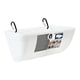 thumbnail image 2 of Bebedero Cubo Comederos Bebedero Dispensador De Agua Comedero Blanco, 2 of 5