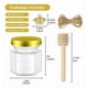thumbnail image 2 of 20pcs Frasco De Vidrio Mini Miel Hexagonal 45 Ml Con Tapa, 2 of 6