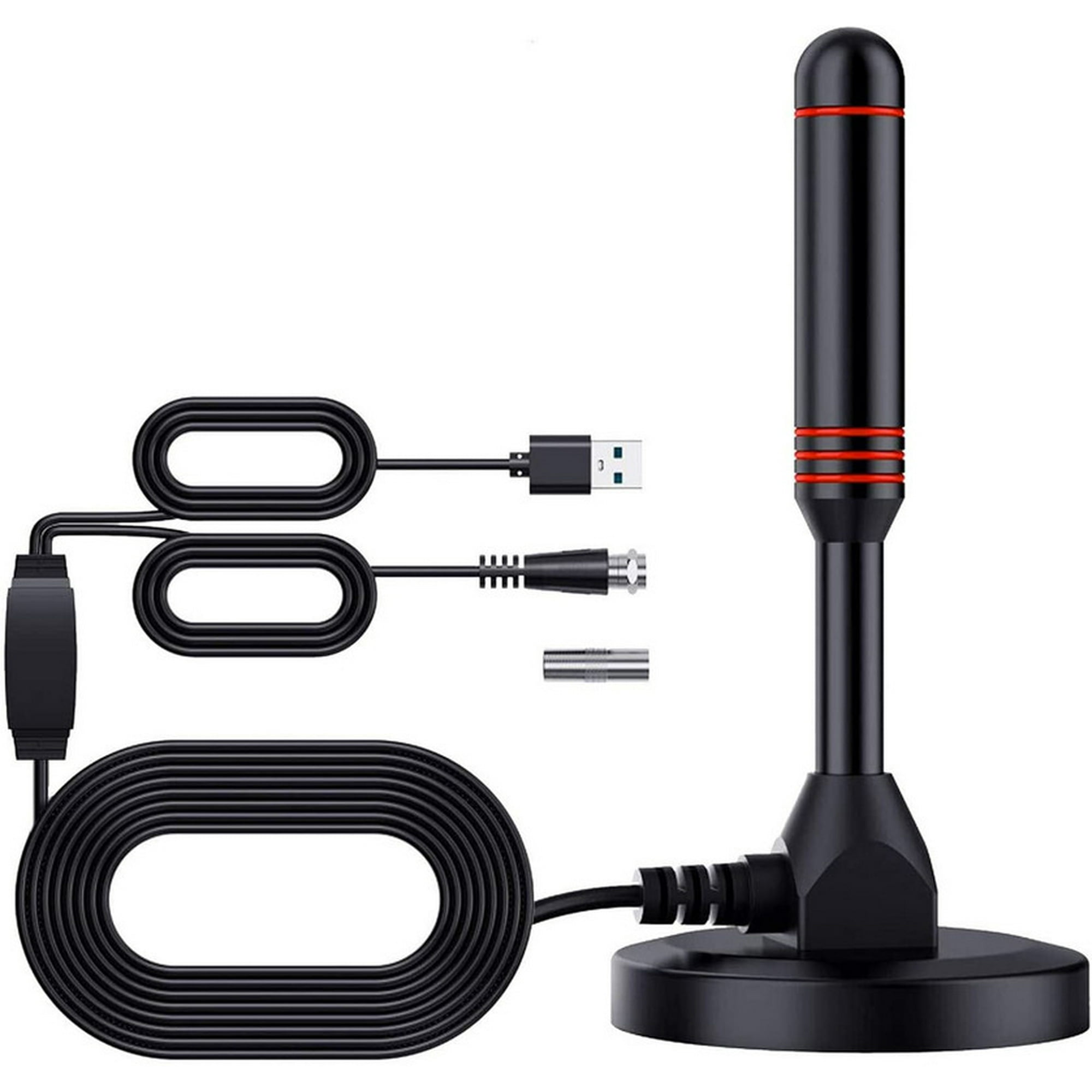 Genérico - Antena Digital Tv Interior Señal Soporte Canales Lau