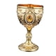 thumbnail image 2 of Copa de agua en relieve para beber, de metal decorativa retro con diamantes de imitación para amantes de los bares, recuerdo de fiesta Oro, 2 of 5