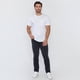 thumbnail image 4 of Polera Hombre Slub Bolsillo Blanco Corona, 4 of 5